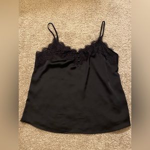 Abercrombie & Fitch Black Satin Cami